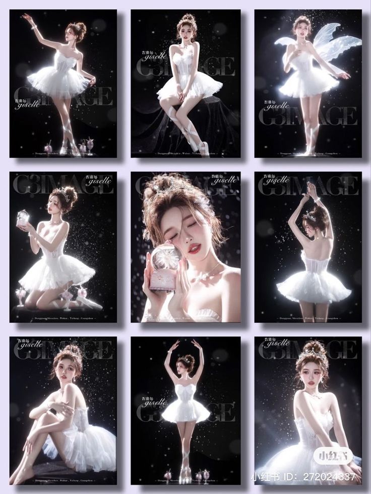 008 - Váy múa ballet trắng trong khung hình điện ảnh