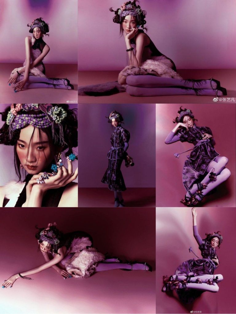 181 - Trang phục kim loại bạc concept futuristic hồng
