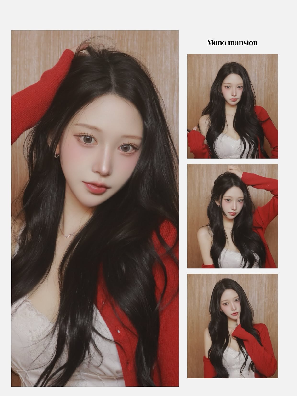 282 - Chân dung make up đỏ cùng áo khoác đỏ